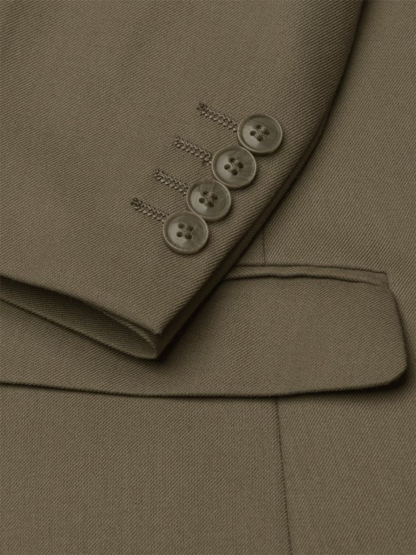 Dusky Green Double Breasted Suit Online Hot Sale - Image 5